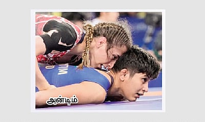 மல்யுத்தம்: முதல் சுற்றிலேயே அன்டிம் தோல்வி